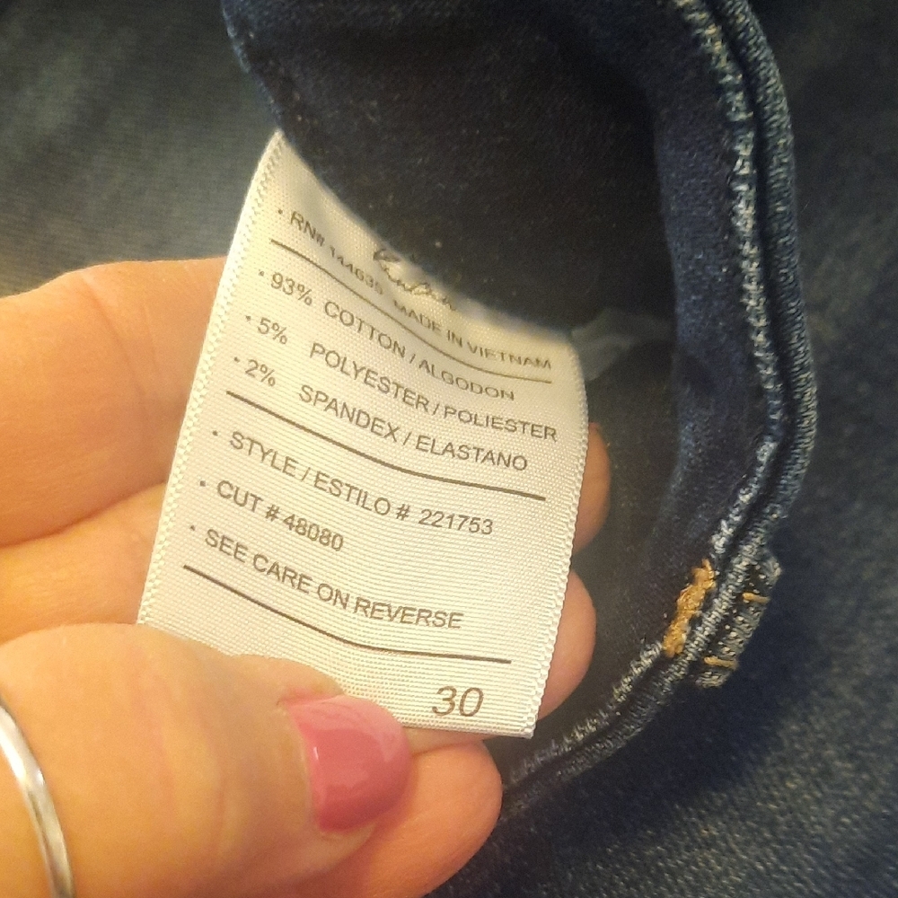 KanCan Dark Blue Ankle Jeans - Picture 3 of 5